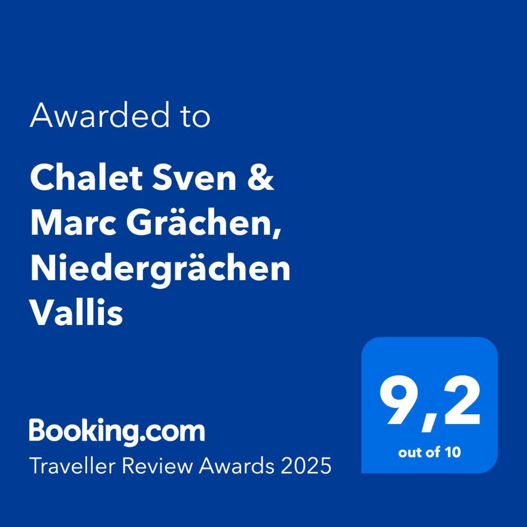Chalet Sven & Marc Graechen, Niedergraechen Vallis Занкт-Ніклаус Екстер'єр фото